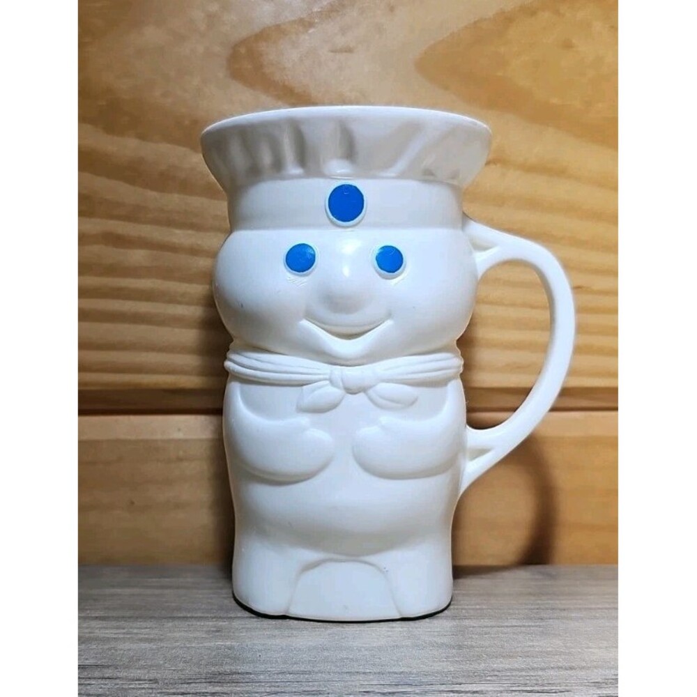 Vintage 1979 Pillsbury Doughboy Hard Plastic Handled Drinking Cup
